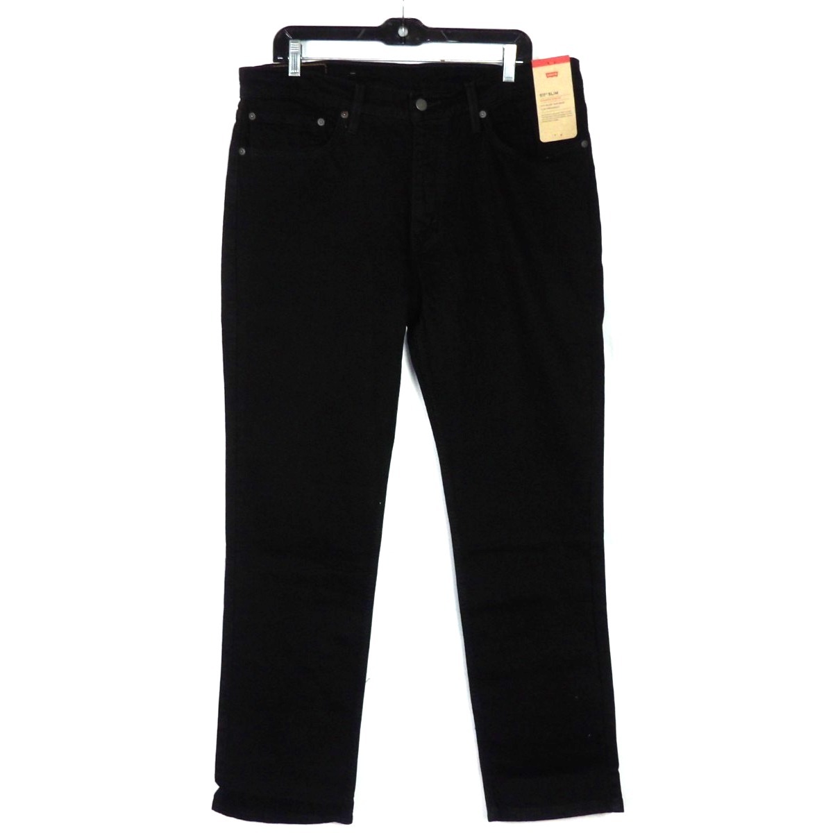 New! Levi's 511 Black Stretch Slim Skinny Denim Jeans Men's 36 X 32 Nwt!